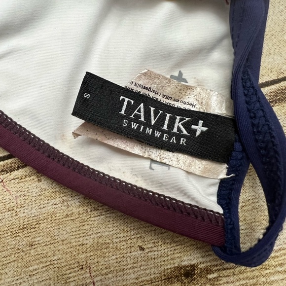 TAVIK White Color Blocked Bikini Top - Picture 4 of 4